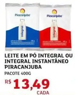 Assaí Atacadista Leite em pó integral ou integral instantâneo piracanjuba oferta