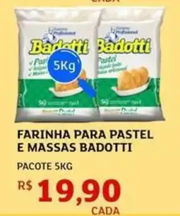 Assaí Atacadista Farinha para pastel e massas badotti oferta