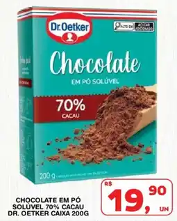 Roldão Chocolate em pó solúvel 70% cacao oferta