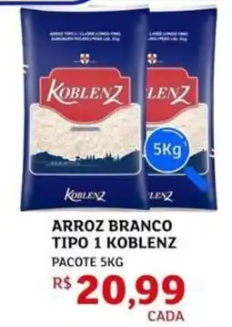 Assaí Atacadista Arroz branco tipo 1 koblenz oferta