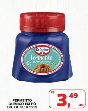 Fermento químico em pó dr. oetker