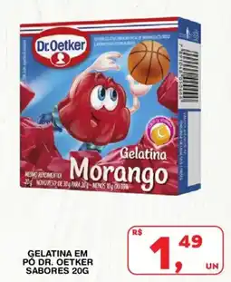 Roldão gelatina em pó dr. oetker sabores 20g oferta