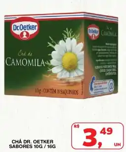 Roldão Chá Dr. Oetker oferta