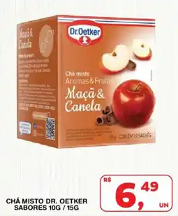 Roldão Chá misto dr. oetker sabores oferta