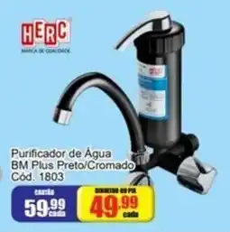 Mauro Center Purificador de Água BM Plus Preto/Cromado oferta