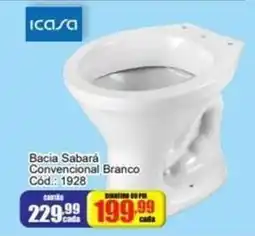 Mauro Center Bacia Sabará Convençional Branco oferta