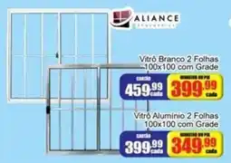 Mauro Center Vitrô Branco 2 Folhas oferta