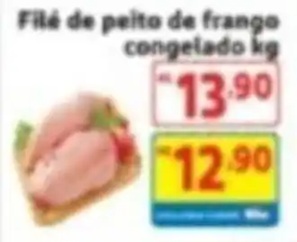 Filé de peito de frango congelado
