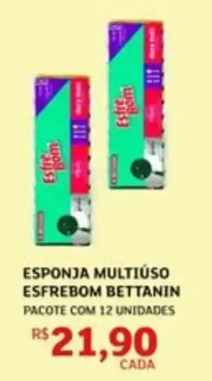 Esponja multiuso esfrebom bettanin