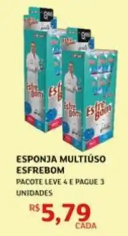 Assaí Atacadista esponja multiuso esfrebom oferta