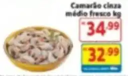 Mercado Extra Camarão cinza médio fresco oferta