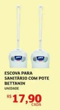 Assaí Atacadista Escova para sanitário com pote bettanin oferta