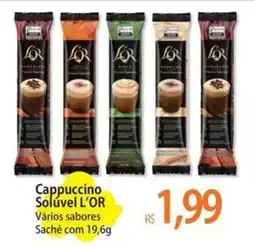 Atacadão Cappuccino Solúvel L'OR Vários sabores oferta