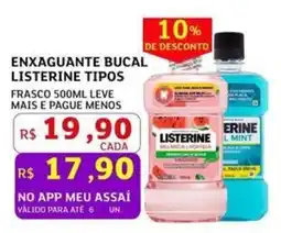 Assaí Atacadista Enxaguante bucal listerine tipos oferta