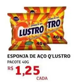 Assaí Atacadista esponja de aço q'lustro oferta