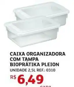 Assaí Atacadista Caixa organizadora com tampa bioprática pleion oferta