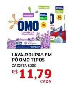 Assaí Atacadista lava-roupas em pó omo tipos oferta
