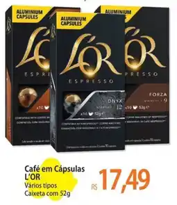 Atacadão Café em Cápsulas L'OR Vários tipos oferta