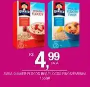 DB Supermercados Quaker - aveia flocos reg/flocos finos/farinha oferta