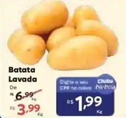 Barbosa Supermercados Batata lavada oferta
