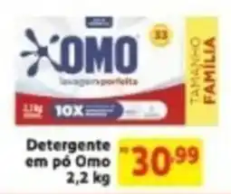 Mercado Extra Detergente em pó Omo oferta