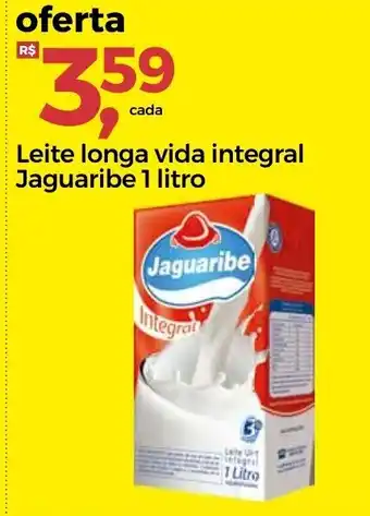 Frangolândia Leite longa Vida Integral Jaguaribe 1L oferta