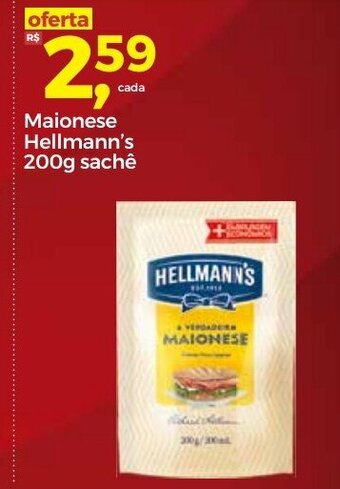 Maionese Hellmann's 200g sache