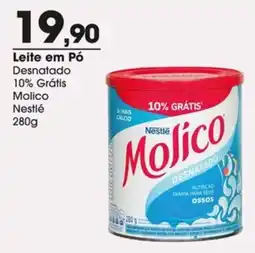 Zaffari Leite em pó desnatado oferta