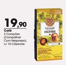 Zaffari Café 3 Corações (Compatível Com Nespresso) oferta