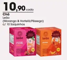 Zaffari Chá Leão (Morango & Hortelã/Pêssego) oferta