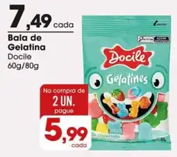 Zaffari Bala de Gelatina Docile oferta