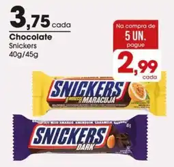 Zaffari snickers mousse maracuja oferta