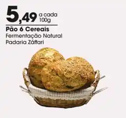 Zaffari Pão 6 Cereais oferta