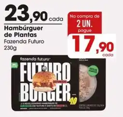 Zaffari Hambúrguer de Plantas Fazenda Futuro oferta