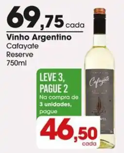Zaffari Vinho Argentino Cafayate Reserve oferta