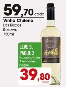 Zaffari Vinho chileno los riscos reserva oferta