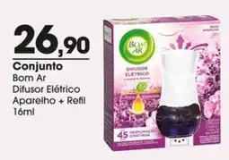 Zaffari Conjunto Bom Ar Difusor Elétrico oferta