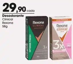 Zaffari Desodorante Clinical Rexona oferta