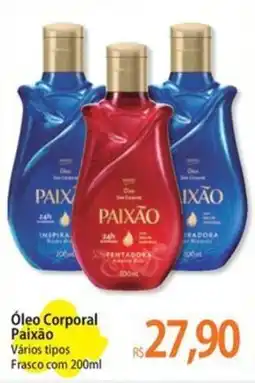 Atacadão Óleo Corporal Paixão Vários tipos oferta