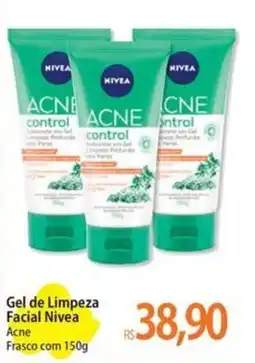 Atacadão Gel de limpeza facial nivea acne oferta