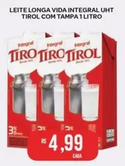 Atacadão Dia a Dia Leite longa vida integral uht tirol com tampa oferta
