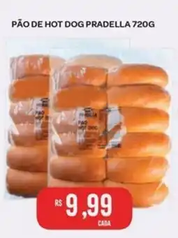 Atacadão Dia a Dia Pão de hot dog pradella oferta