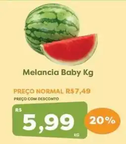 Mercadinhos São Luiz Melancia Baby Kg oferta
