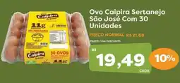 Mercadinhos São Luiz Ovo Caipira Sertanejo São José oferta