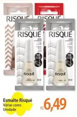 Atacadão Esmalte Risqué Várias cores oferta