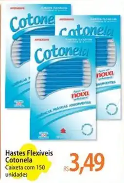 Atacadão Hastes Flexíveis Cotonela oferta