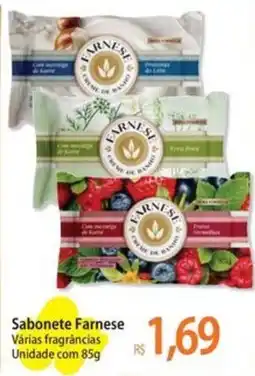 Atacadão Sabonete Farnese Várias fragrâncias oferta