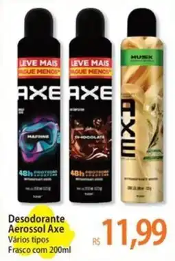 Atacadão Desodorante Aerossol Axe Vários tipos oferta