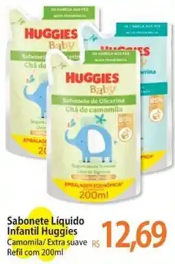 Atacadão Sabonete liquido infantil huggies camomila/extra suave oferta