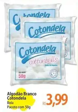 Atacadão Algodão branco cotondela oferta